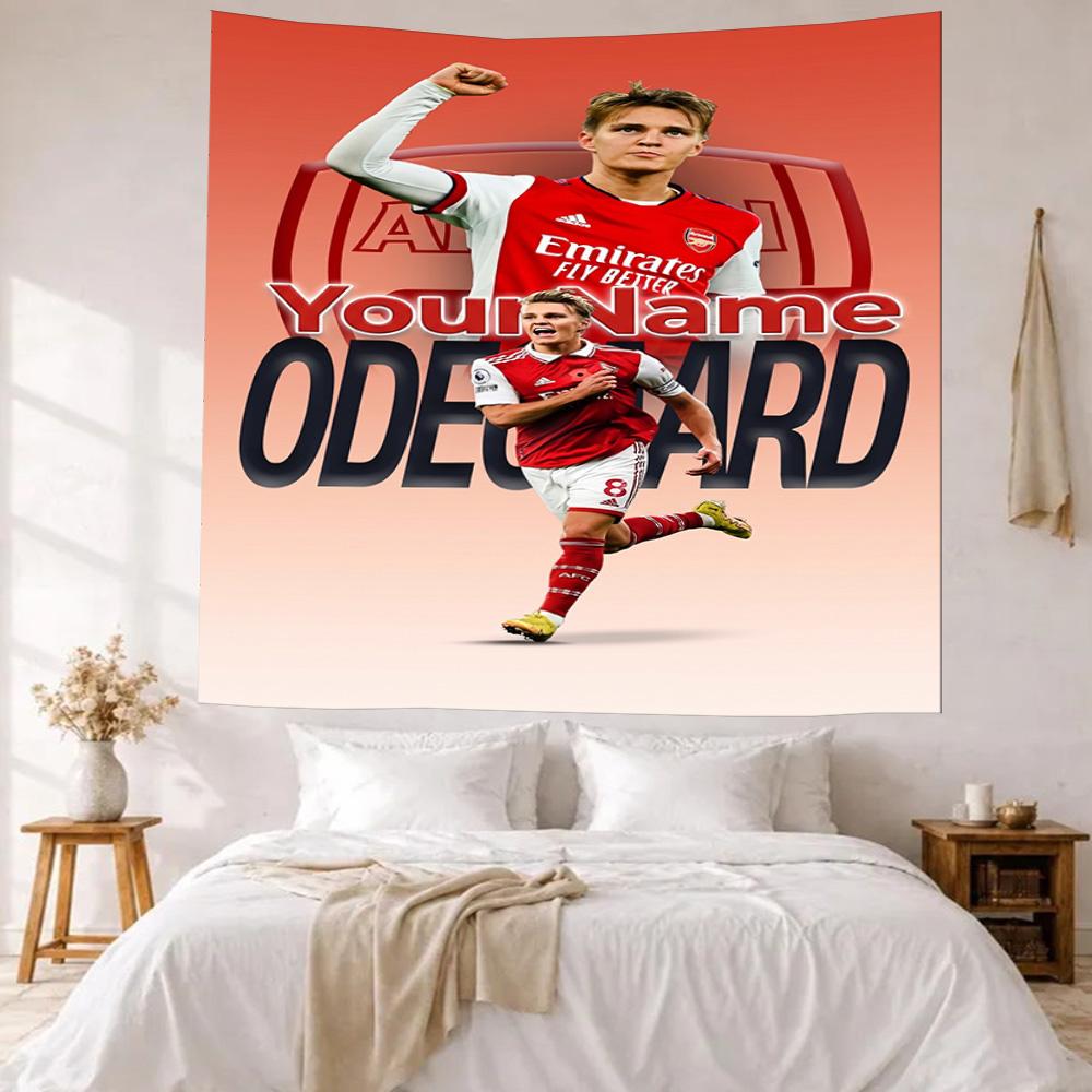 Arsenal Custom Your Name Wall Decor Tapestry Art For Pet Memorial Birthdaywedding Party Backdrop Family Gift