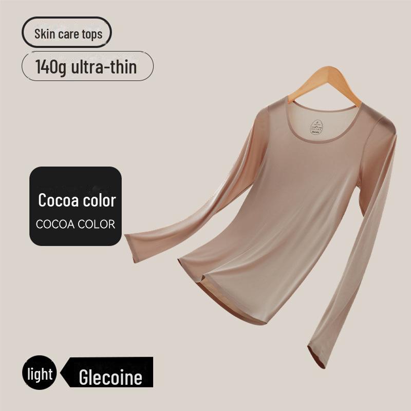 Damen Herbst/Winter Thermounterwäsche Set: Hyaluronsäure, Leicht, Spurlos, Schlankmachend, Hochelastisch, Warme Hautverschönernde Maskenbekleidung