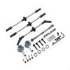 Six Wheel Drive Axle Kit Improved Steering Angle Metal Upgrade Set Universal Joint Steel Gear