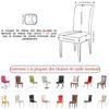 Dining Chair Covers Solid Stretch Dining Chair Protector Cover Slipcover Chair Skirt Office Banquet Chair Decoration