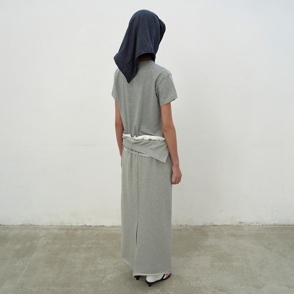 Lcdc Tm Fold-Over Jersey Skirt (Grey)