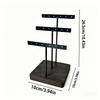 Black Gold Jewelry Storage Rack Multifunctional Earstuds Rack  Jewelry Organization