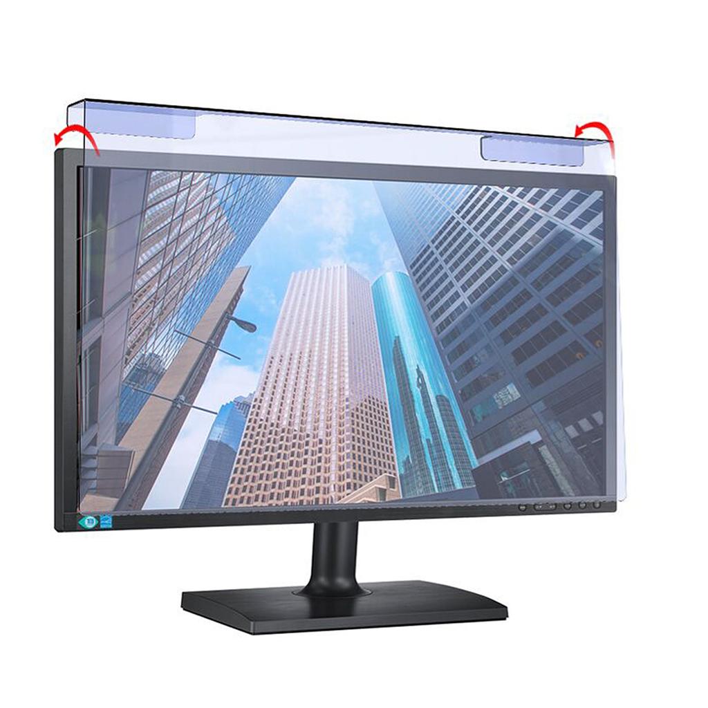 Hanging Blue Light Blocking Screen Protector High transmittance Anti UV Eye Protection Film for 26 27   Desktop Monitor