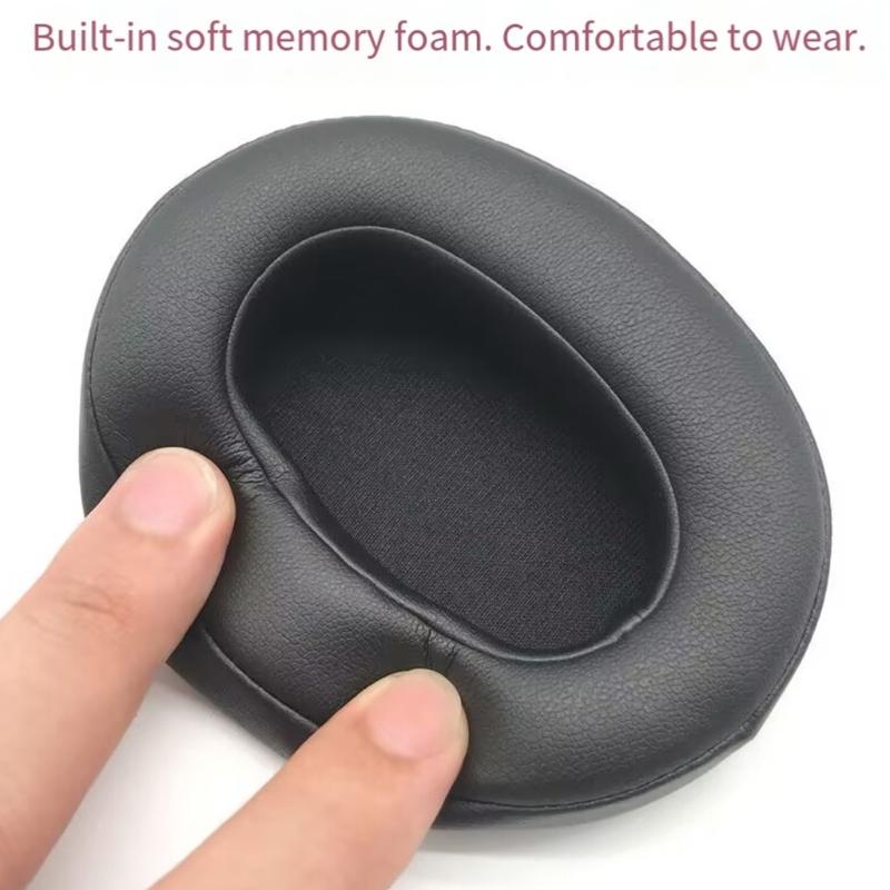 Ear Cushions Earpads For WH-XB900N Headphones Soft Memory Foam Breathable Enhances Bass Noise Isolation