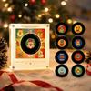 Acrylic Fridge Magnet Programmable Refrigerator Sticker Night Light  Family Friends