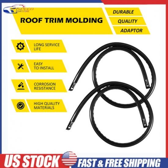 

OEM Left & Right Roof Drip Molding Kit 74306-TBA-A00 For Honda Civic 2016-