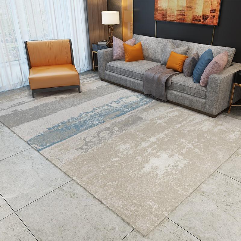Simple Style Carpet Living Room Decoration Home Ins Bedroom Carpets Short Velvet Non-slip Washable Floor Mats Large Area Rug