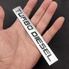 3d Chrome Metal Rear Trunk Car Badge Logo Turbo Diesel Emblem Sticker Body Decal Adhesive Stickers Accessories