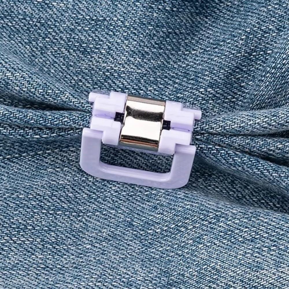4Pcs Fixing Hem Detachable Trouser Clip Multi Function Leg Straps Anti Sliding Clip Trouser Shortening Adjustable Bookmark Clip