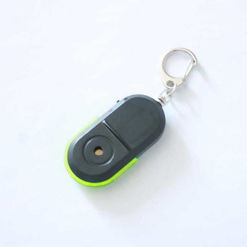 

Светодиодный звуковой искатель ключей, свисток, локатор с подсветкой, устройство против потери ключей для пожилых людей, рождественский подарок зелёный