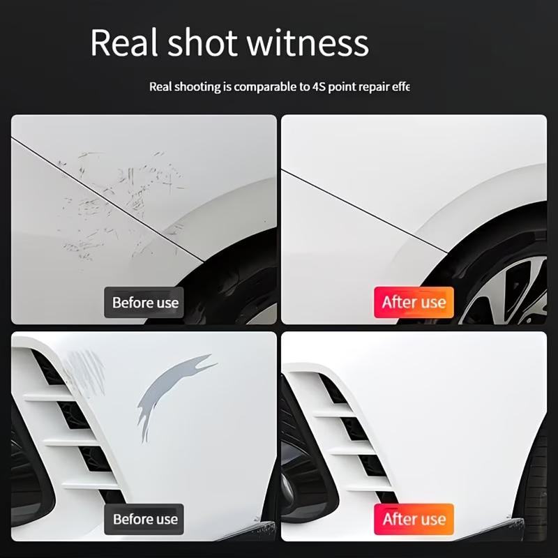 White Car Touch-Up Paint Pen Scratch Repair and Color Restoration Tool for Auto Paint Surface and Minor Chips Touchup Paint2