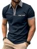 2023 European & American Plaid Men's Sports Polo Shirt