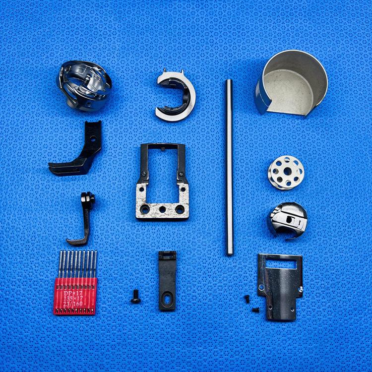 Mattress Edge Banding Machine 2603 Parts: Rotary Hook, Feed Dog, Needle Bar, Needle Plate, Screw, Presser Foot