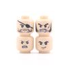 56pcs/Lot DIY Figures Head Building Blocks Accessories Laugh Cry Charming Angry Facial Expression Mini Bricks Toys Model Kids Gifts