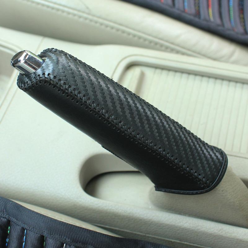 Kožený kryt ruční brzdy Auto Gears pro Nissan Sentra Tiida Livna Lannia Teana Altima Bluebird Lhd Auto Gears ruční brzda