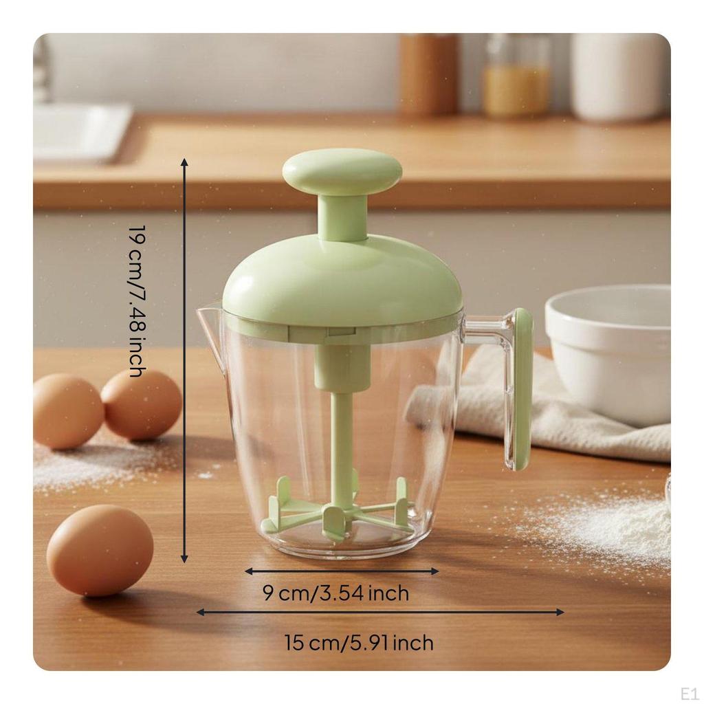 Push down Egg Whisk MultiFunctional Hand Fast Whipping Culinary Tool Mixer for Home