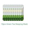 10pcs Sakura Sleeping Mask Moisturizing Reduce Wrinkle Nourishing Brightening Portable Disposable Face Mask Facial Care