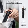 K&F CONCEPT Portable Extendable Selfie Stick Tripod Aluminum Alloy 1/4” Screw 2kg Load Capacity with Phone Holder Remote Shutter