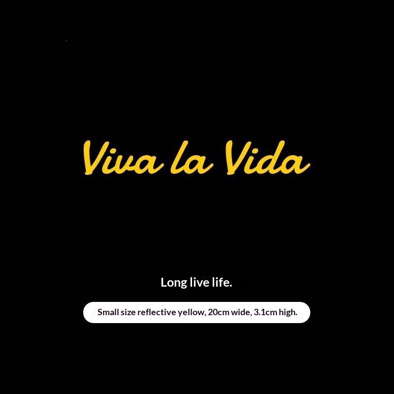 Viva La Vida Cool Stickers For Car Bumper And Door Motorcycle Helmet Street Racing Waterproof Decals