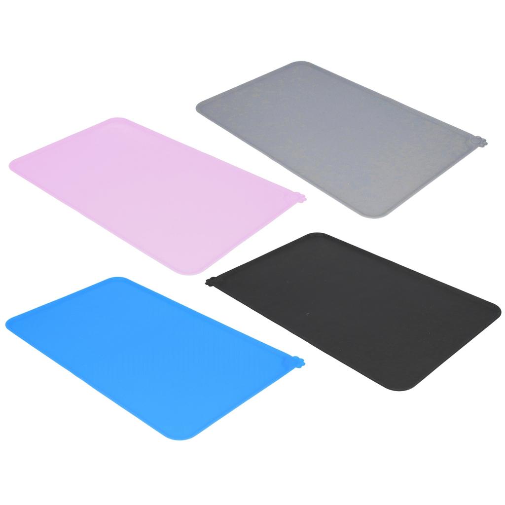 Dog Drinking Pad Smooth Waterproof Strong and Practical Feeding Mat with Soft Silicone Material for Pet Feeding