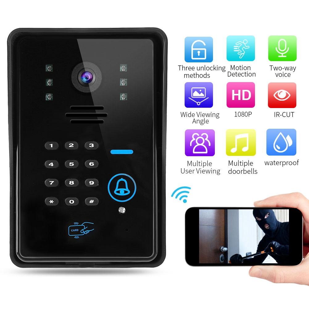 Videointerfon Wireless Control de la Distanță Intercom Inteligent Sonerie