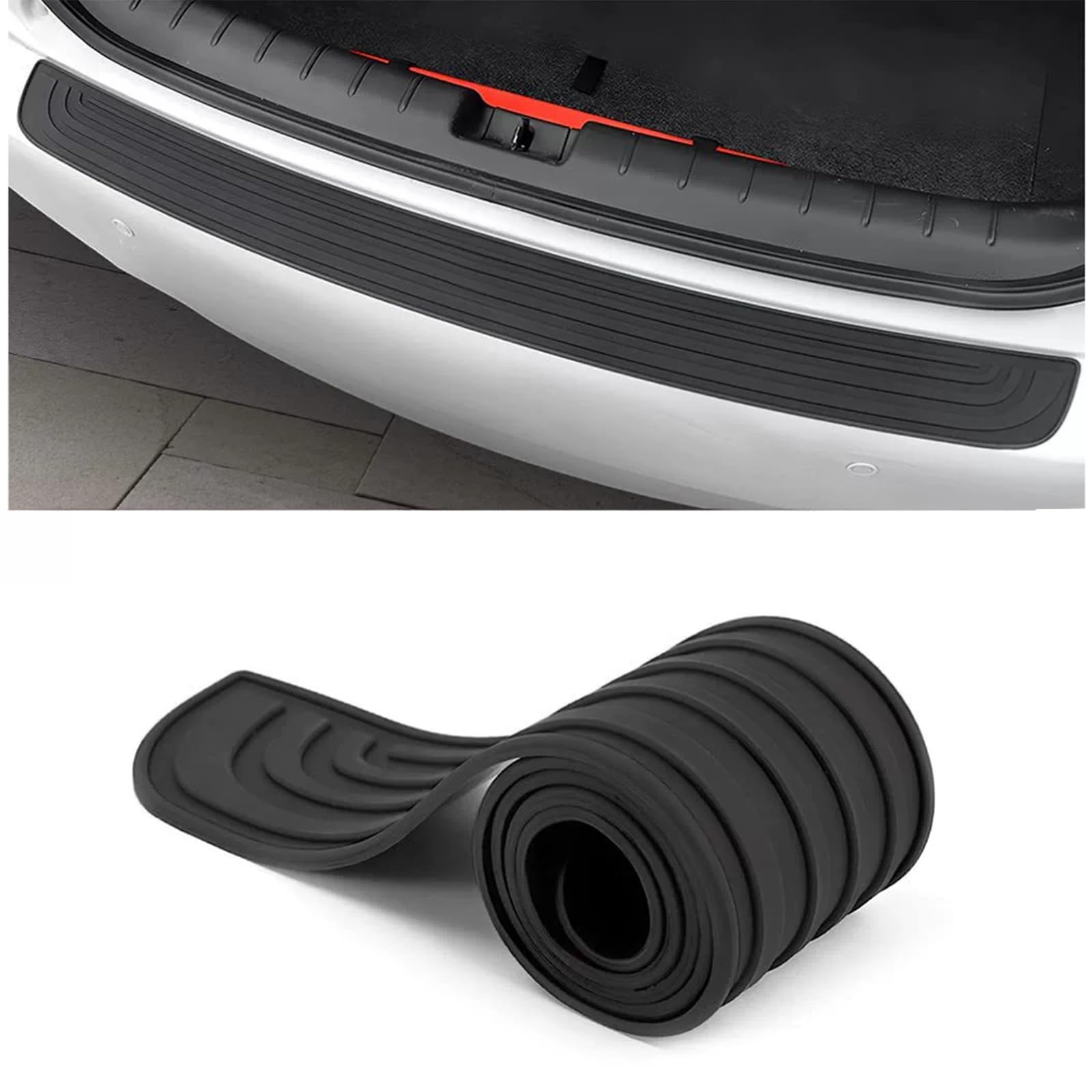 New 3D Bumper Guard Compatible with Volvo XC40 / XC90 104cm чёрный