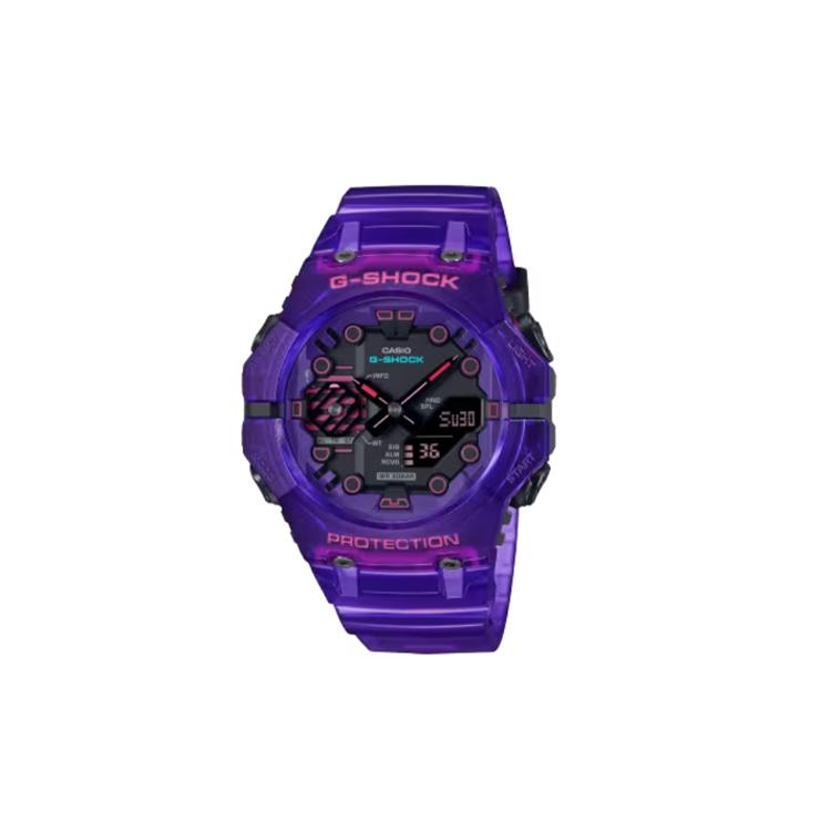 

CASIO Men Liquid Crystal/Analog Dual Display Series Black Watch GA-B001CBRS-6AJF Black Dial
