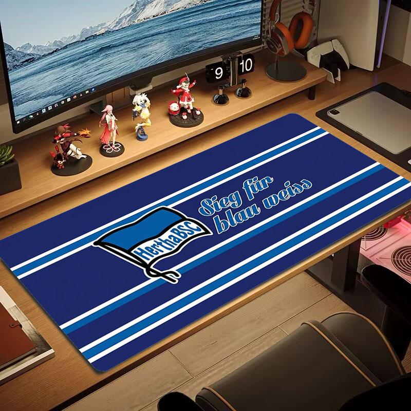 Hertha BSC Large Size Mouse Pad Large Gaming Table Cushion Non-slip Laptop Tablet Big Mousepad XXL Mat Mini PC Playmat With Lock edge
