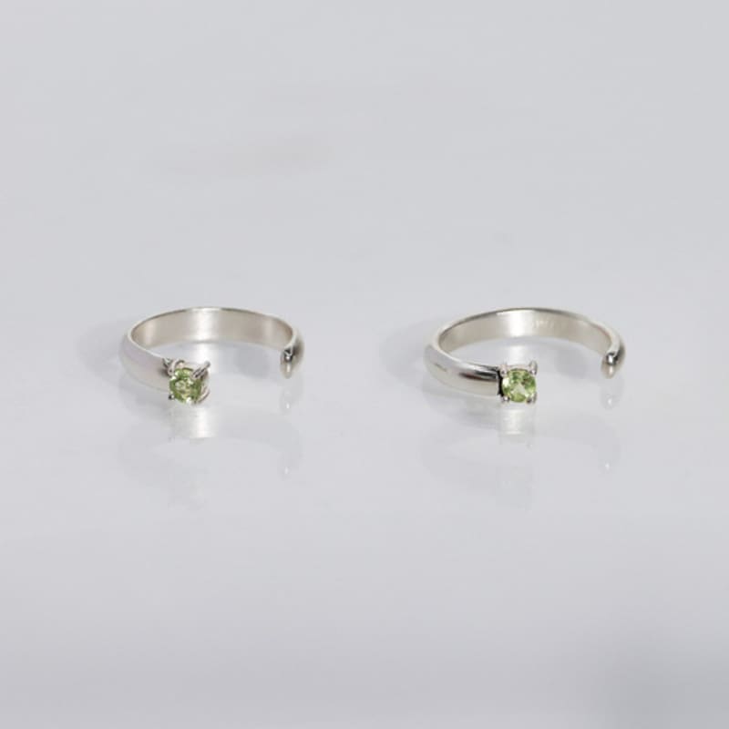 BRILLPIECE Mono stone nail ring