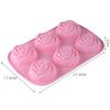 3D Rose Flower Silicone Mold Soap Mould Valentine's Day DIY Cake Chocolate Fondant Sugar Molds Baking Tools Handmade Craft