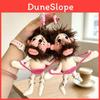 Plush Toy Keychain With Pink Beard Uncle For Kids And Teens