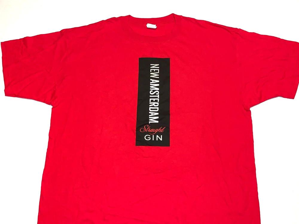 

Rare! Vintage 2000s New Amsterdam Straight Gin Bartenders T-Shirt New! XXL 2X Unisex T-Shirt XXXL