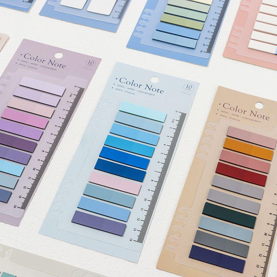 60/90/120/200 Sheets Self Adhesive Sticky Notes Memo Pad Flags Tab Loose-leaf Index Sticker Bookmark Page Sticker Sticky Notes