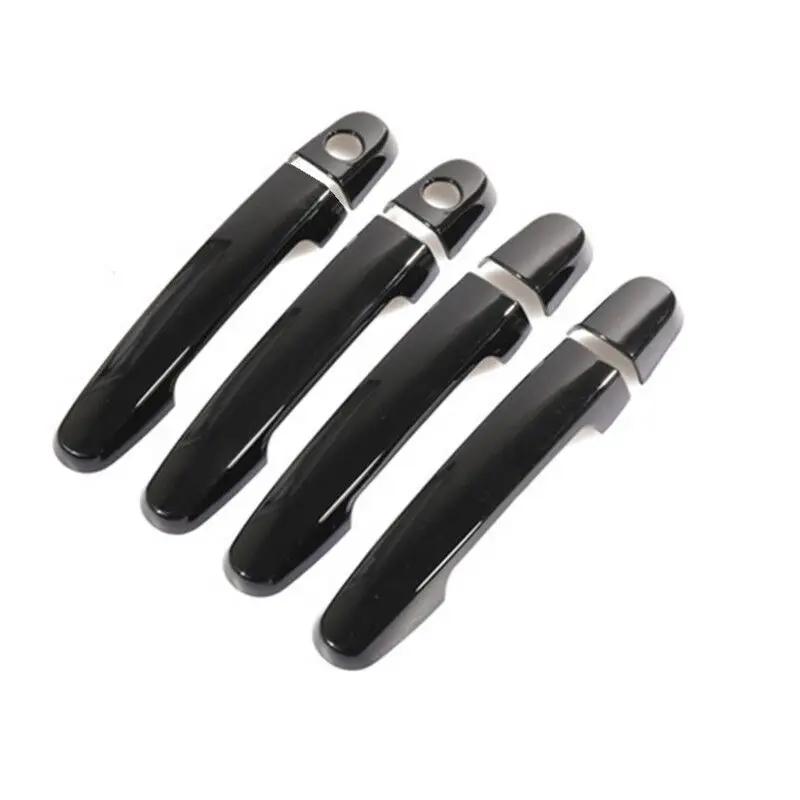 Door Handle Cover For Toyota Matrix 2002-2010 Solara 2005-2008 RAV4 RAV 4 2001-2012 Prius 2004-2009 Gloss Black Chrome Car Trim