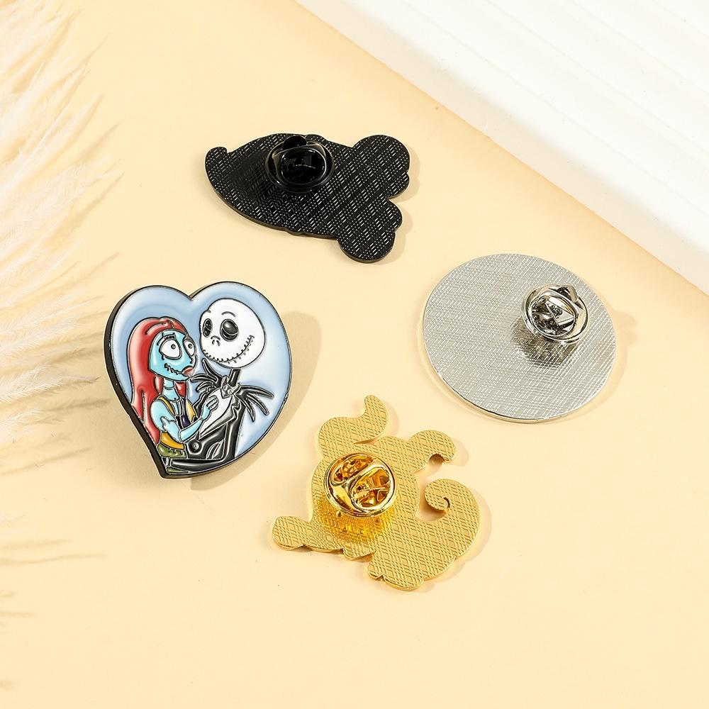 Drop Processed Oil Brooch Stylish Gothic Witch Pin Halloween Theme European And American Style