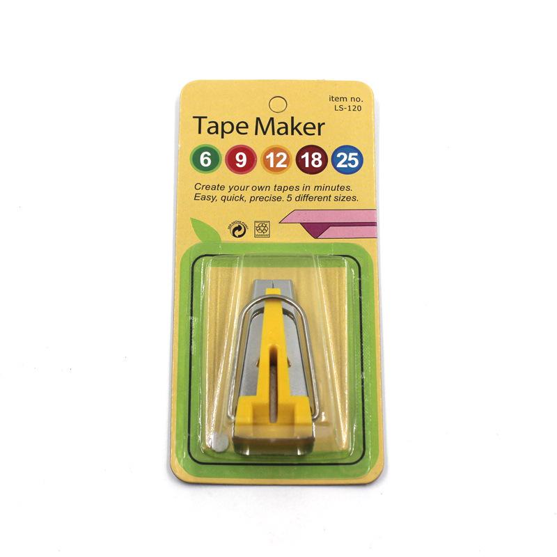DIY Patchwork Tools: Bias Tape Maker & Threader Set (6 Sizes: 6/9/12/18/25/50mm)