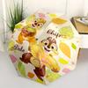 Nuts Chip 'n' Dale Cartoon Design Automatic Folding Umbrella - 3 Folding Design, Vivid Cartoon Pattern, Suitable for Outdoor Activities, A G