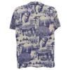RRL 100% Cotton Hawaiian Aloha Shirt, Men's, Blue, Size M Tops M blueUsed