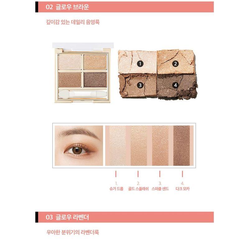 VDIVOV - Jewel Glow Eye Palette - 3 Colors