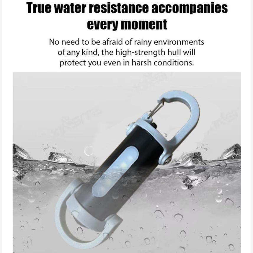 

Rechargeable Led Keychain Light Mini Flashlight, Waterproof Work Light For Outdoor Camping Fishing Emergency Usb Charging