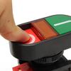1pcs Red Green Power ON/OFF Start Stop Push Button Lighted Indicator Momentary Switch Home Tools