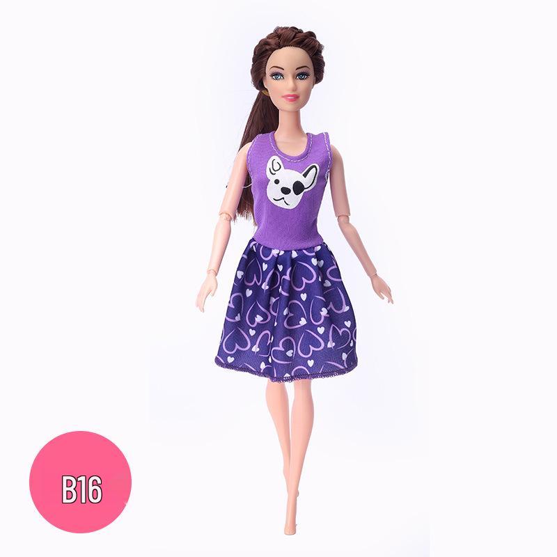 

Платье для куклы Барби 30 см, модная юбка и аксессуары для девочек B16