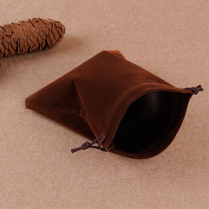 100Pcs/Lot Drawstring Velvet Sachet 5x7/7x9/9x12/10x15cm Pouches Small Size Jewelry Gift Display Packing Bags Can Customized