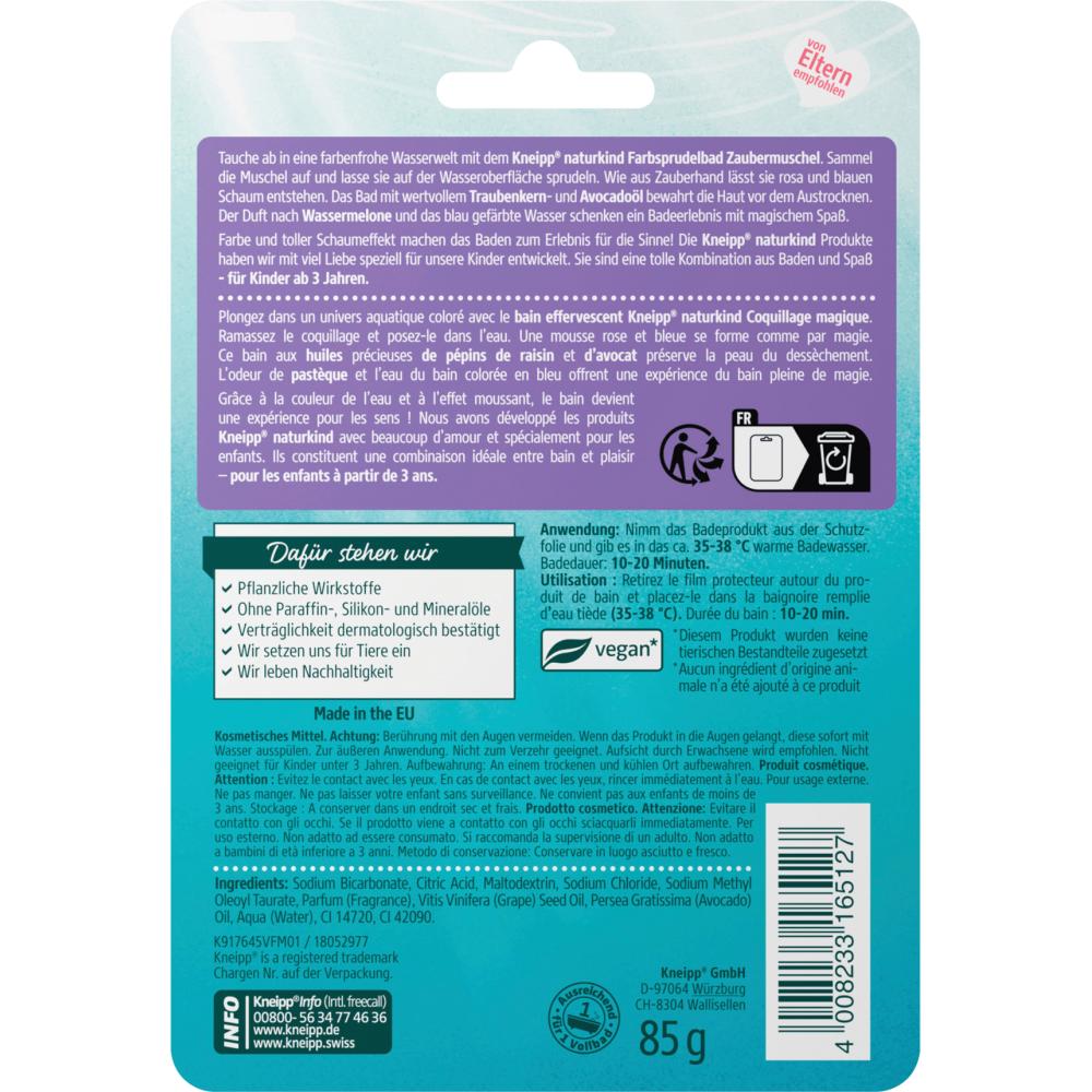 Kneipp Seashell-shaped Color Bubble Bath 85g