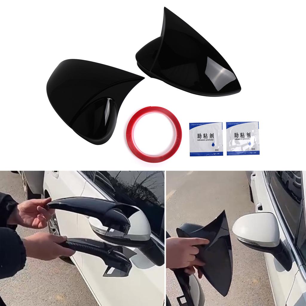 5H0857537 5H0857538 Door Wing Cover Caps Car Rearview Side Cover Wing Caps for Golf 8 MK8 8R 2020-2024
