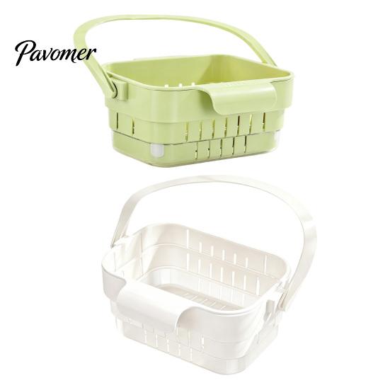 Over Sink Strainer Basket Kitchen Hanging Drain Basket, with Quick Drying Holes, Foldable Vegetable Washing Bowl for Space Saving Food Residue