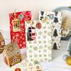 Christmas Gift Packaging Set with Stickers - 24 Creative Paper Bags and Boxes