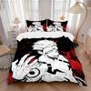 Powerful Anime Hero Print 3Pcs Bedding Setduvet Cover With 2 Bedropillowcase Home Birthday Gift