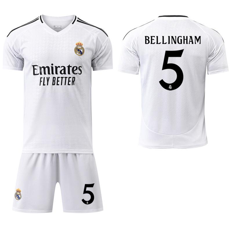 

Домашняя футболка Реал Мадрид 2024-25 №9 Мбаппе №7 Винисиус №8 Кроос №5 Беллингем Футбольные майки 20