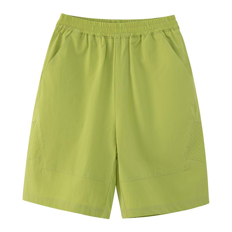 Boys  Soft Cool Breathable Quick-Dry Cropped Pants 150